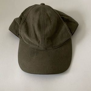Olive green simple hat